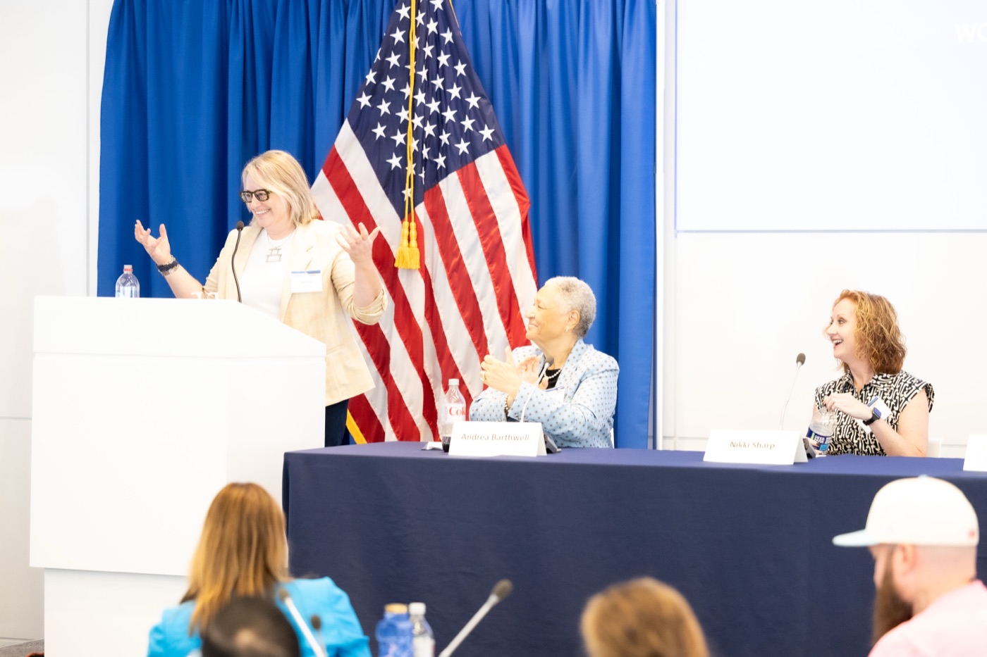Leaders and advocates at a national recovery policy panel